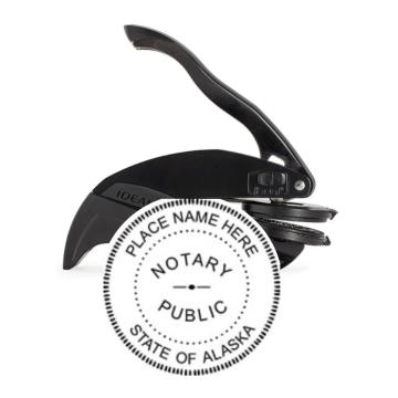 AK Notary<br>Embosser Seal Stamp