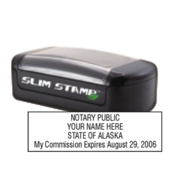 AK Notary<br>Slim Pre-Inked Stamp