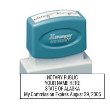 AK Notary<br>X-Stamper Pre-Inked Stamp