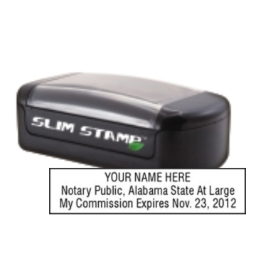 AL Notary<br>Pre-Inked Slim Stamp