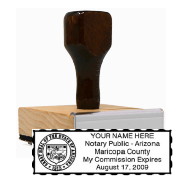 AZ Notary<br>Rubber Stamp