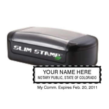 CO Notary<br>Slim Pre-Inked Stamp