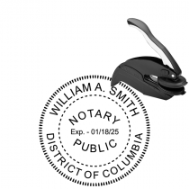 DC Notary<br>Embosser Seal Stamp