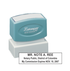 DC Notary<br>X-Stamper Pre-Inked Stamp