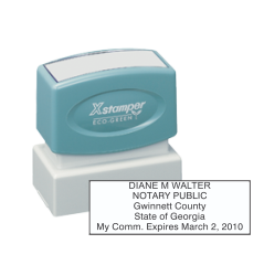 GA Notary<br>X-Stamper Pre-Inked Stamp