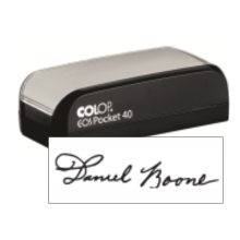 Colop EOS-40 Pre-Inked Pocket  Signature Stamp
