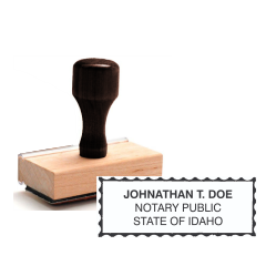 ID Notary<br>Rubber Stamp