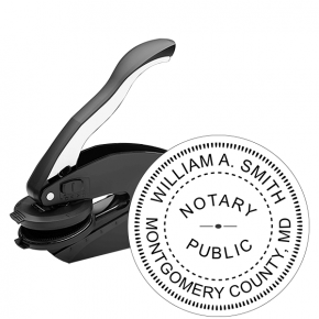 MD Notary<br>Embosser Seal Stamp
