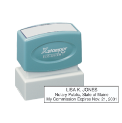 ME Notary<br>X-Stamper Pre-Inked Stamp