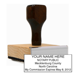 NC Notary<br>Rubber Stamp