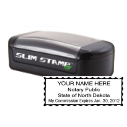 ND Notary Slim Stamp