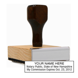 NH Notary<br>Rubber Stamp