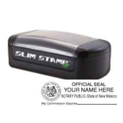 NM Notary<br>Slim Pre-Inked  Stamp