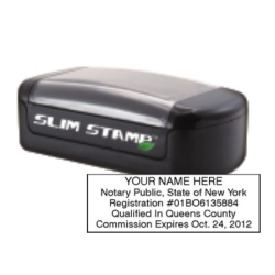 NY Notary<br>Slim Pre-Inked Stamp