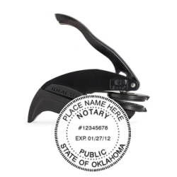 OK Notary<br>Embosser Seal Stamp