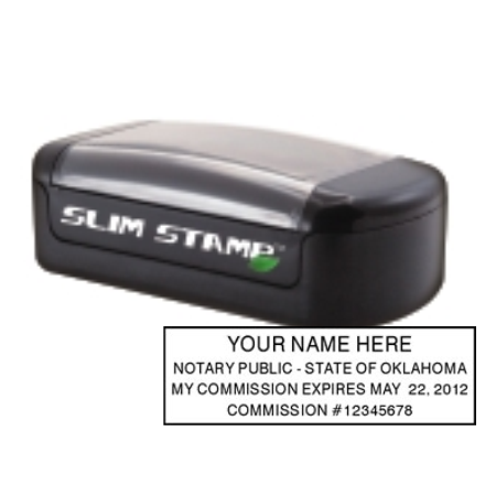 OK Notary<br>Slim Pre-Inked Stamp