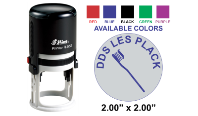 Shiny R-552 Self-Inking Stamp-2 in Dia
