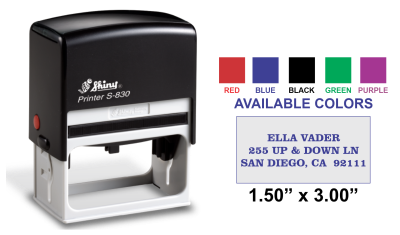 Shiny-830 Custom Self-Inking Stamp