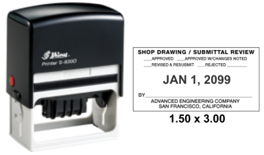 Shiny S-830D Custom Self-Inking Dater