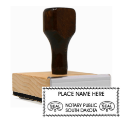 SD Notary<br>Rubber Stamp