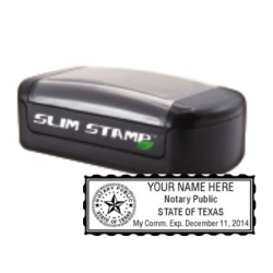 TX Notary<br>Slim Pre-Inked Stamp