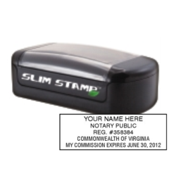 VA Notary<br>Slim Pre-Inked Stamp