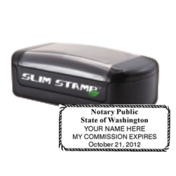 WA Notary<br>Slim Pre-Inked Stamp