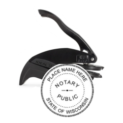 WI Notary<br>Embosser Seal Stamp