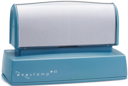 Shop the EP-45 evostamp Pre-Inked Stamp at CalStamp! With a 1in x 3-3/16in impression size, it's perfect for your stamping needs. Order now for fast shipping!
