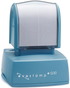 Get the EP-Q 30 evostamp Pre-Inked Stamp from CalStamp! Perfect for clear, crisp impressions. Size: 1-3/16in x 1-3/16in. Order now for fast, reliable stamping!