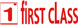 035597 - Accustamp 1 color First Class Stamp Red Ink