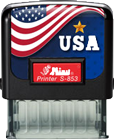 Get the Shiny-853 Self-Inking Stamp from CalStamp! Customize up to 4 lines of text. Perfect for all your stamping needs. Order now and make your mark!