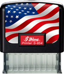 S-854-FLAG - Shiny-854 Self-Inking Stamp Flag