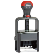 Shop the Shiny E-910 Custom Self-Inking Date Stamp at CalStamp! Perfect for office use, with customizable text. Order now for efficient and professional stamping.