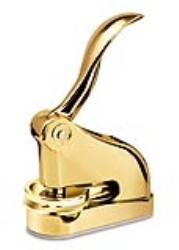 Get the Shiny EZ-EG Deluxe Gold Embossing Seal (1-5/8") from CalStamp. Perfect for professional use. Order now and elevate your documents with a touch of elegance!