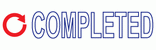 Ensure your documents are marked with precision using the COMPLETED Stamp from CalStamp. Order now for efficient and clear document management!
