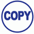 Ensure your documents are clearly marked with the COPY Stock Message Stamp from CalStamp. Order now for precise, professional stamping!