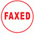 Get organized with CalStamp's Small FAXED Stock Message Stamp. Perfect for office use. Order now and streamline your paperwork!