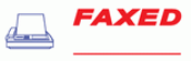 Get organized with the 13503 FAXED Stock Message Stamp from CalStamp. Perfect for office use. Order now and streamline your paperwork!