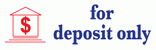 Ensure secure deposits with the "FOR DEPOSIT ONLY" Stock Message Stamp from CalStamp. Perfect for businesses. Order now for fast shipping!