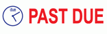 Ensure timely payments with the PAST DUE Stock Message Stamp from CalStamp. Perfect for office use. Order now to streamline your billing process!
