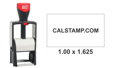 Shop the 2100 Classic Line Metal Self-Inking Stamp at CalStamp. Perfect for clear, consistent impressions. Impression size: 1 in. x 1-5/8 in. Order now!