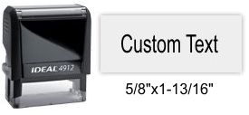 Buy the TRODAT 4912 Self-Inking Stamp at CalStamp! Perfect for quick, clean impressions. Impression size: 3/4 in. x 1-7/8 in. Order now!