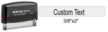 Buy the TRODAT 4916 Self-Inking Stamp at CalStamp! Perfect for precise impressions, size 3/8 in. x 2-3/4 in. Order now for fast shipping!