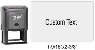 Shop the TRODAT 4927 Self-Inking Stamp at CalStamp! Perfect for clear, consistent impressions. Size: 1 9/16 in. x 2 3/8 in. Order now for fast shipping!