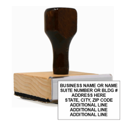 Get your custom 8-line address stamp from CalStamp! Economical and versatile, perfect for business or personal use. Order now and personalize your stamp today!