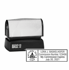 IA Notary<br>Colop Pre-Inked Stamp