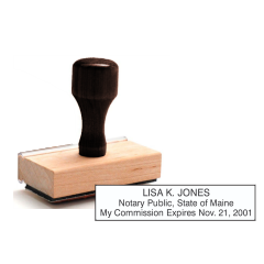 ME Notary<br>Rubber Stamp