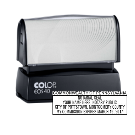 PA-COLOP - PA Notary
Colop Pre-Inked Stamp
