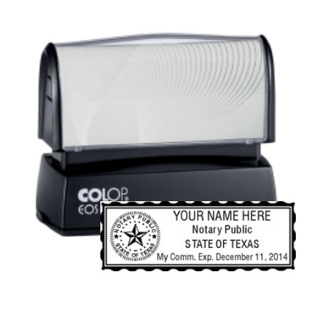TX Notary<br>Colop Pre-Inked Stamp